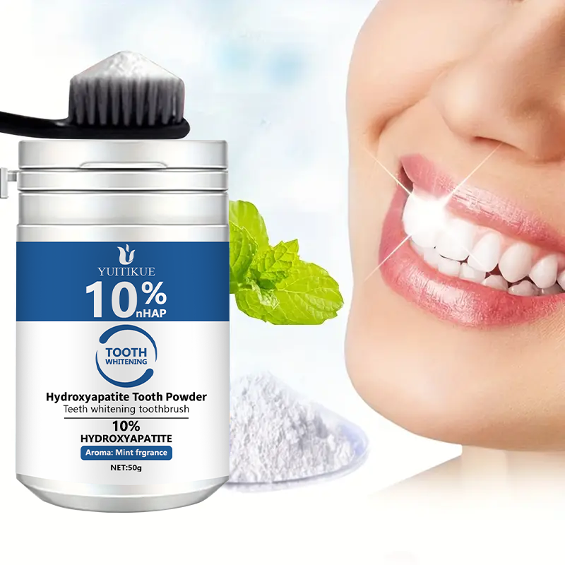 Teeth Whitening Instant - YUTIKUE 10% nHAP Tooth Powder 50g