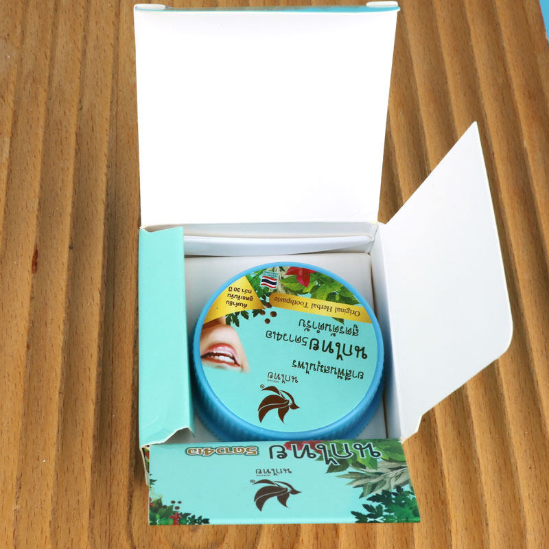 Thai NOKTHAI Herbal Tooth Powd - đánh giá và giá Teeth Whitening Thailand