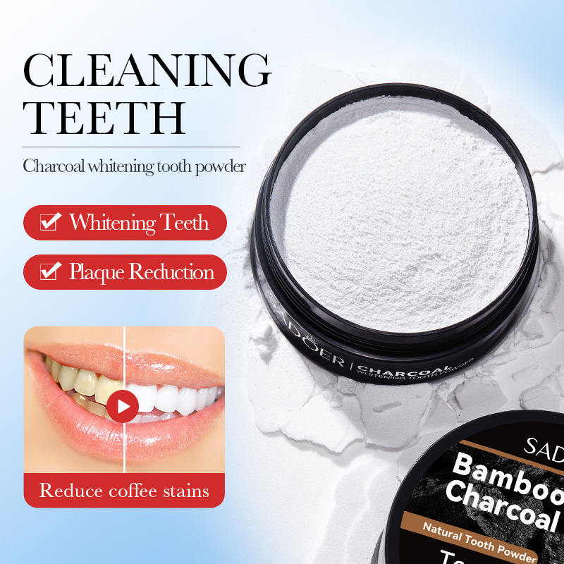 60g Tooth Whitening Powder Act - đánh giá và giá Teeth Whitening Charcoal