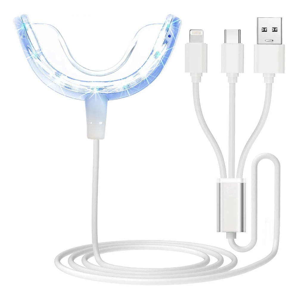 Teeth Whitening Enhancer Light - đánh giá và giá Led Mouth Tray