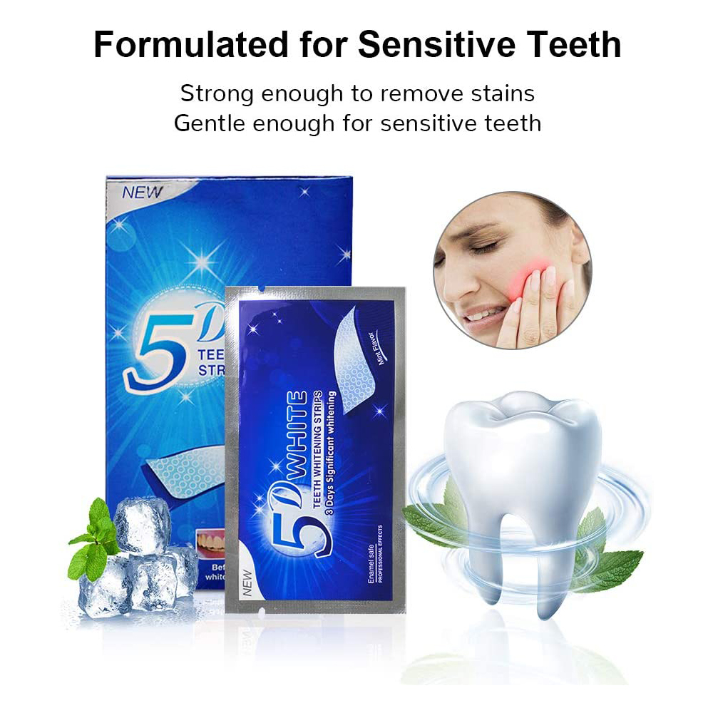 Bộ 7 Đôi Tất 5D Gel Làm Trắng  - đánh giá và giá Teeth Whitening Xylitol
