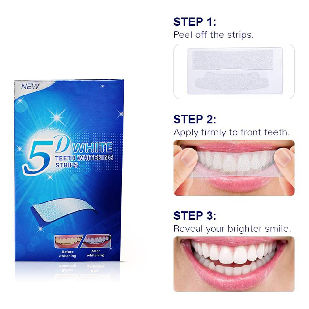 Bộ 7 Đôi Tất 5D Gel Làm Trắng  - đánh giá và giá Teeth Whitening Xylitol