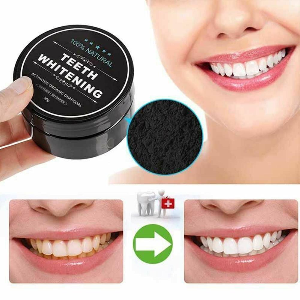 Activated Organic Charcoal Pow - đánh giá và giá Teeth Whitening Charcoal