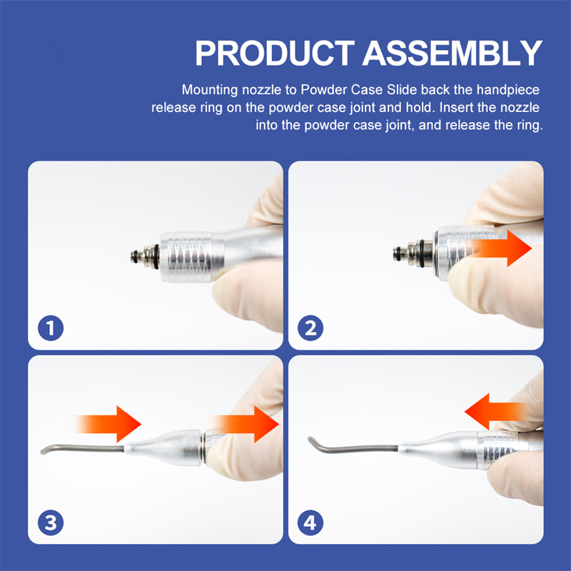 Dental Air Polisher Sandblasti - đánh giá và giá Colgate Whitening Teeth