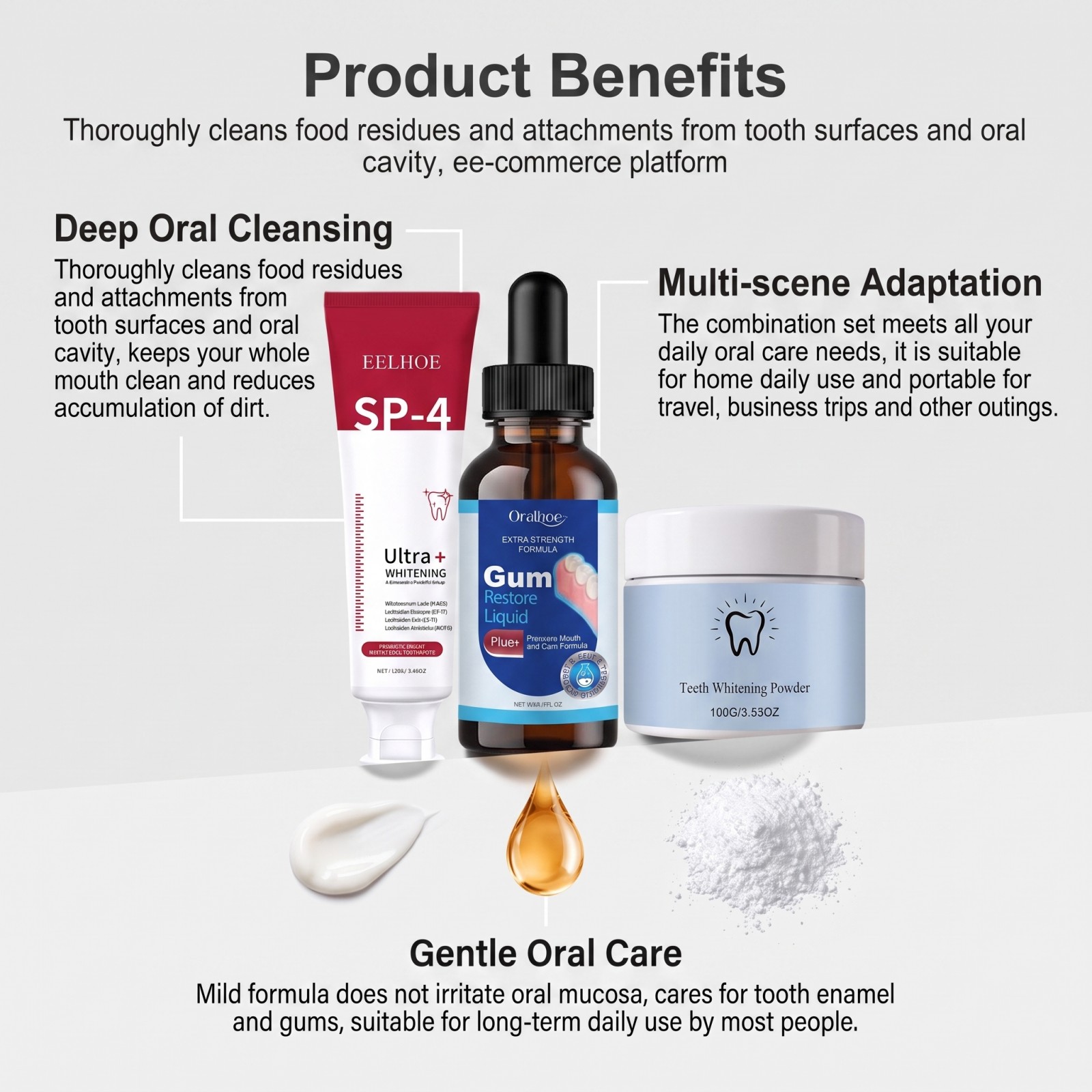 Oral Care Combo Set Whitening  - đánh giá và giá Teeth Whitening Instant