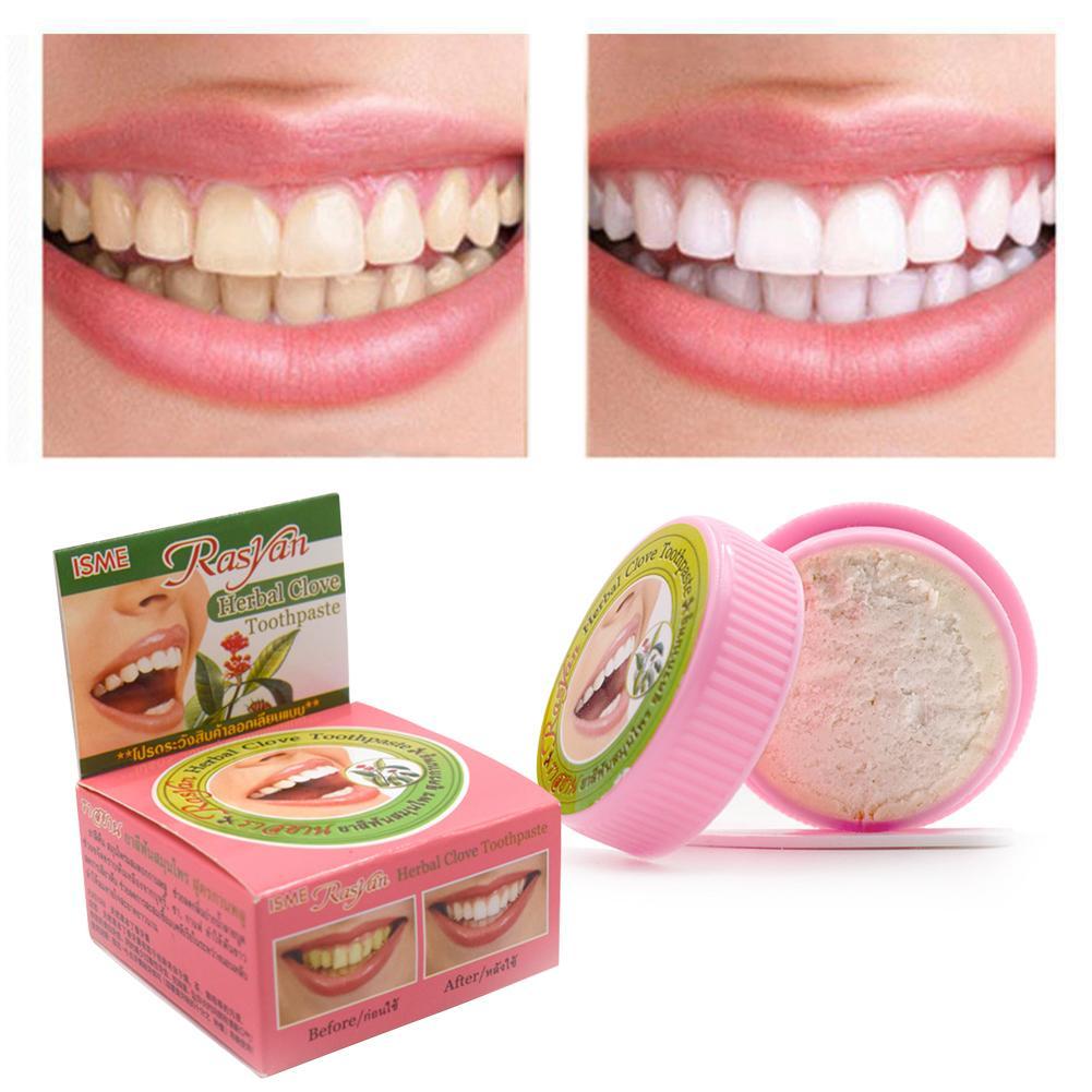 1pcs Natural Rasyan Herbal Clo - đánh giá và giá Teeth Whitening Thailand