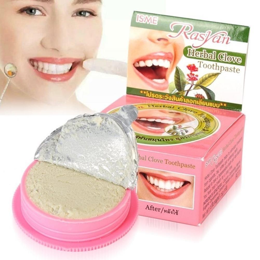 1pcs Natural Rasyan Herbal Clo - đánh giá và giá Teeth Whitening Thailand