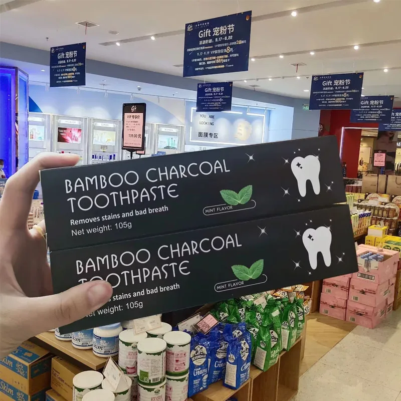 Whitening Toothpaste Bamboo Ch - đánh giá và giá Teeth Whitening Charcoal