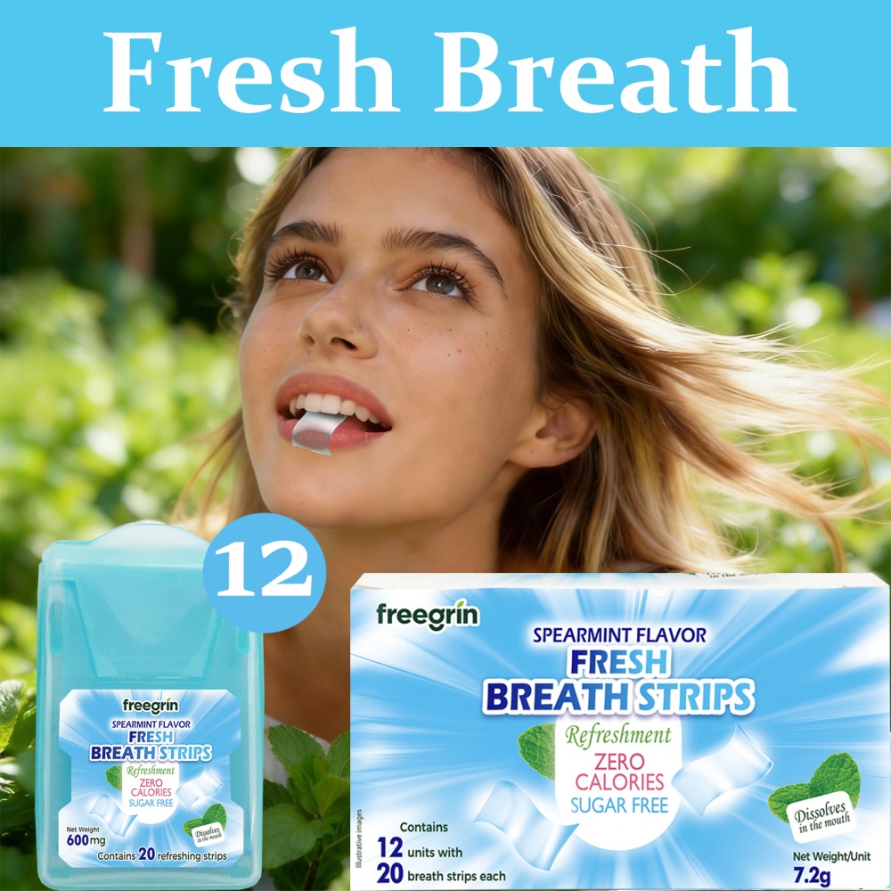 FREEGRIN Spearmint Flavored Fr - đánh giá và giá Teeth Whitening Instant