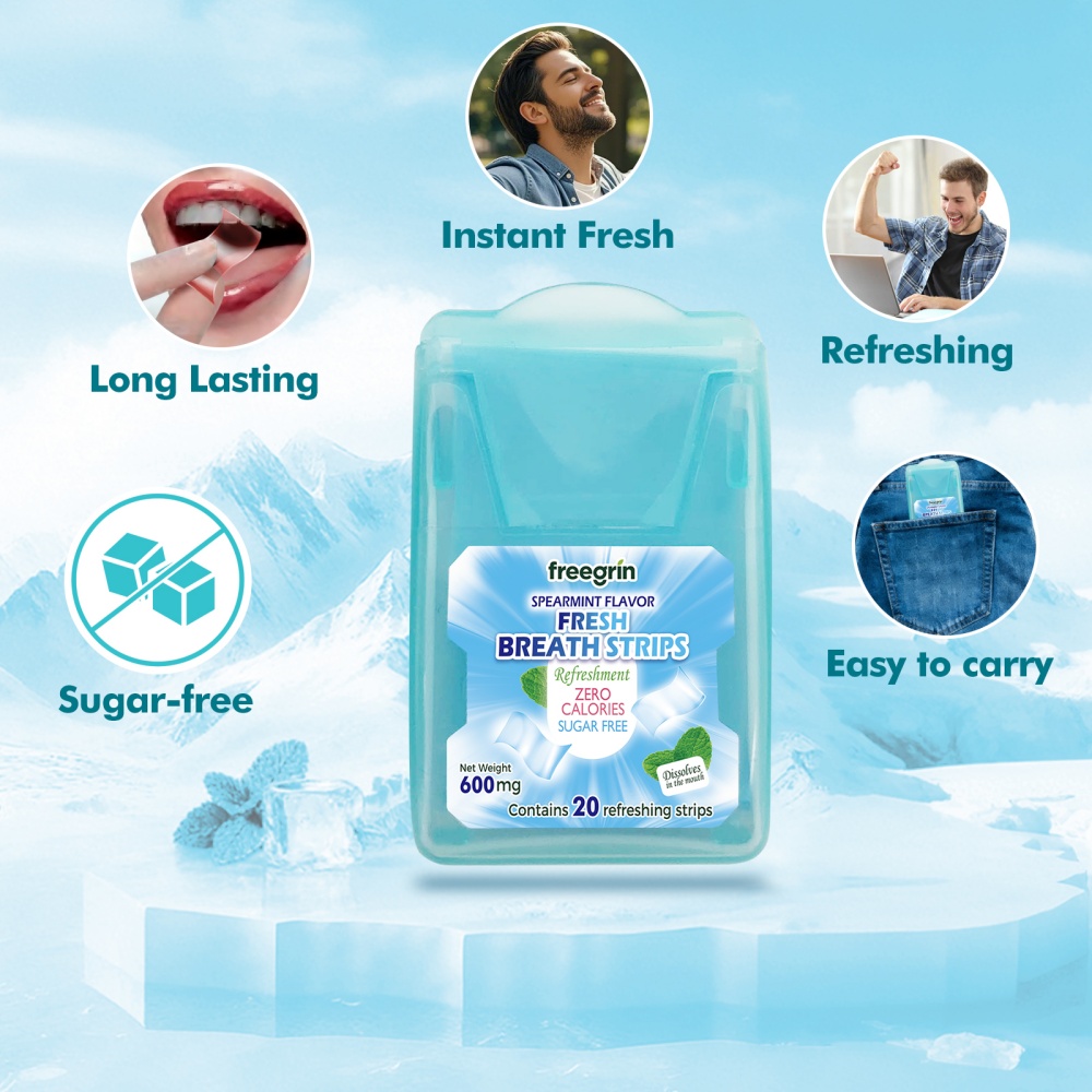 FREEGRIN Spearmint Flavored Fr - đánh giá và giá Teeth Whitening Instant