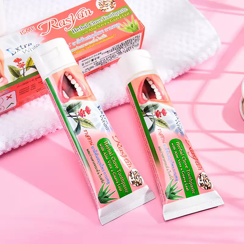 RASYAN Herbal Clove Tooth Powd - đánh giá và giá Teeth Whitening Thailand