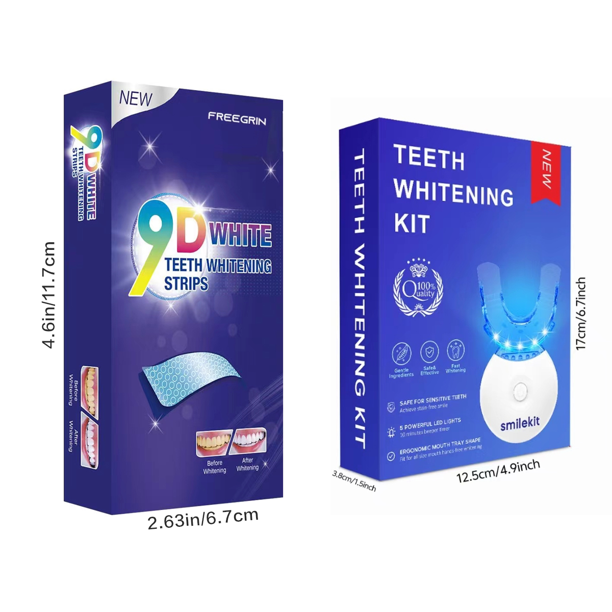 Teeth Whitening Kit - 5X LED L - đánh giá và giá Led Mouth Tray