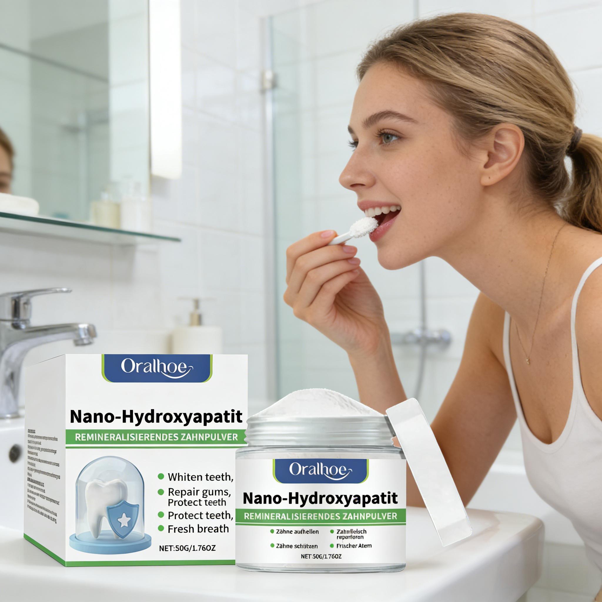 Oralhoe Whitening Tooth Powder - đánh giá và giá Teeth Whitening Instant