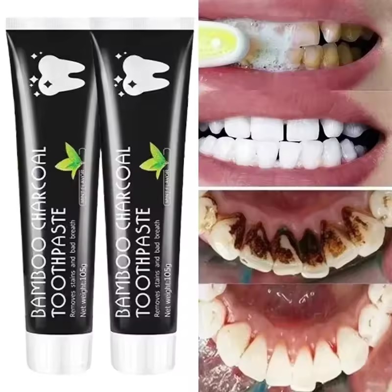 Whitening Toothpaste Bamboo Ch - đánh giá và giá Teeth Whitening Charcoal