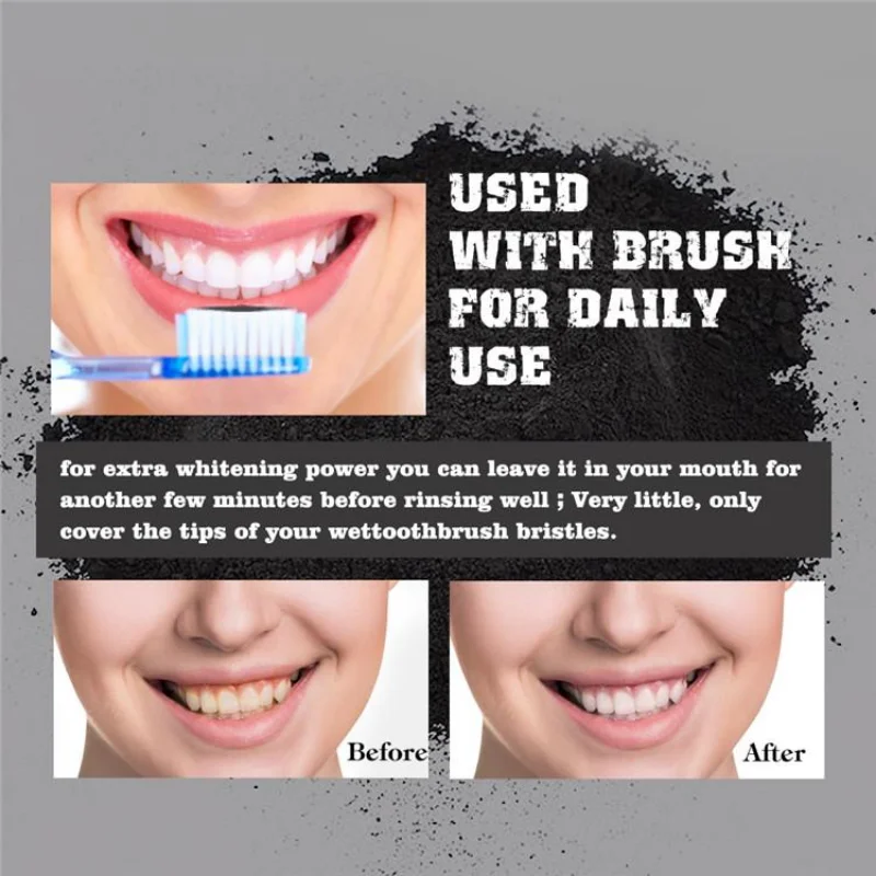 Food Grade Teeth Powder Charco - đánh giá và giá Teeth Whitening Charcoal