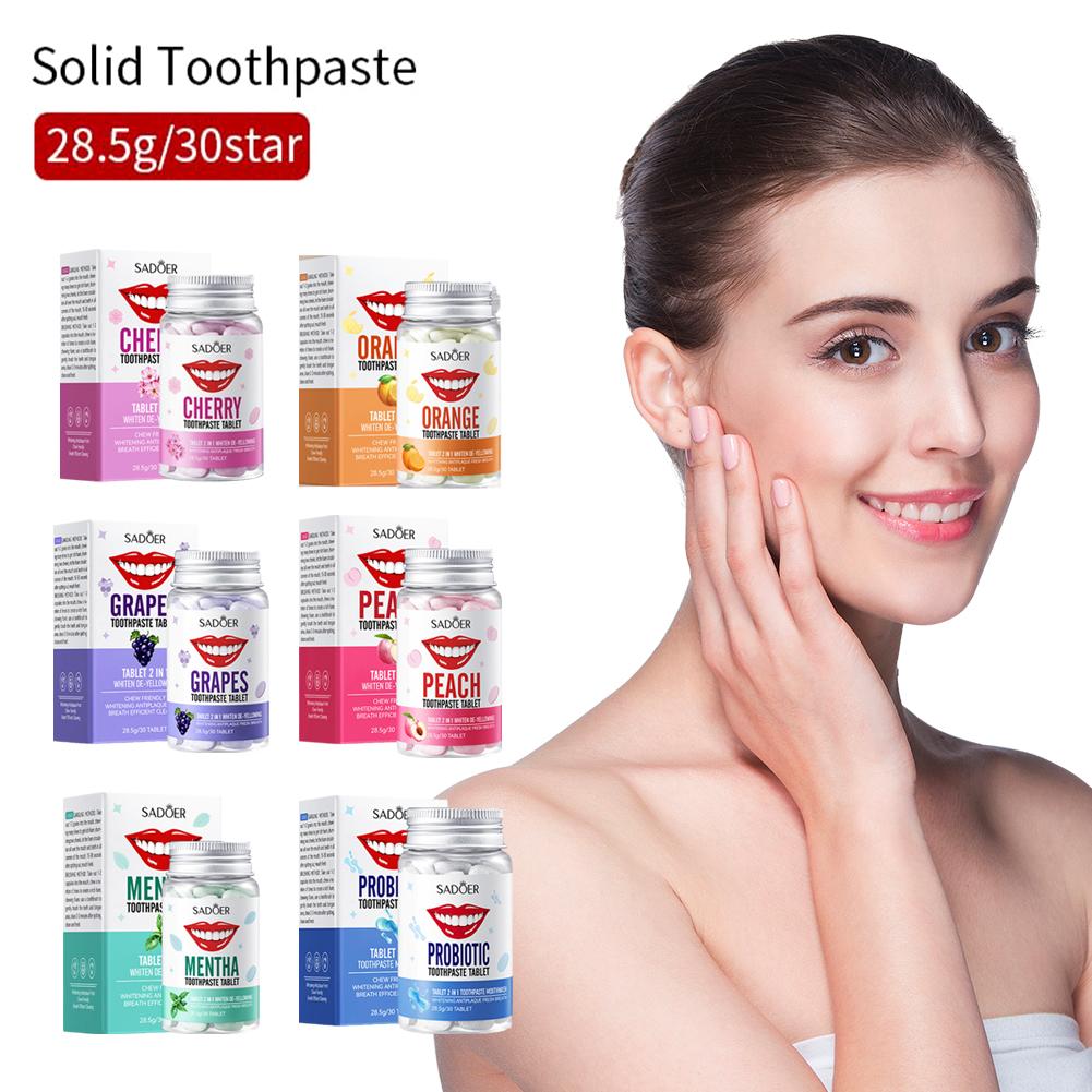 Mint Solid Toothpaste Tablets  - đánh giá và giá Teeth Whitening Charcoal
